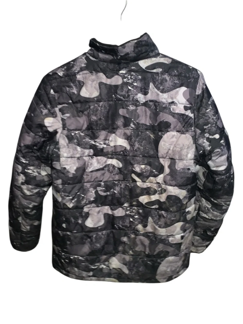 Gerry Boys 14/16 Camo Winter Puffer Jacket Gray Black